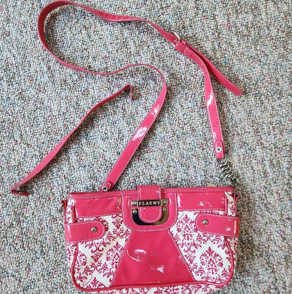 FLAUNT By Faith Nicole Pink Fuchsia PURSE Bag